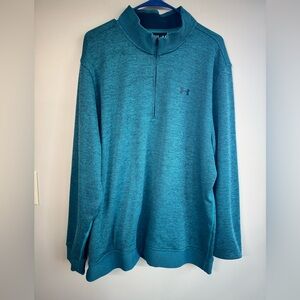 Under Armour Men's Teal Zip-Up Sweater